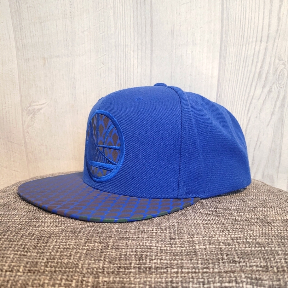Mitchell & Ness Golden State Warriors Snapback Hat, Blue